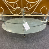 Glass and Metal Table ( Coffee)