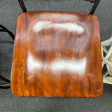 Metal Stool (Bar - With Back)