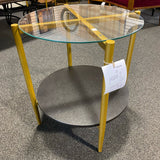 Glass and Metal Table (Accent)