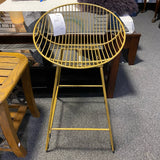 Wire Stool (Bar - With Back)