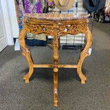 Wood and Marble Table (Accent)