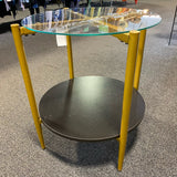 Glass and Metal Table (Accent)