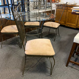 Glass Table ( W/ Chairs)