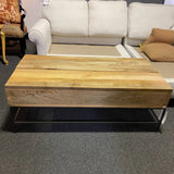 Wood and Metal Table ( Coffee)