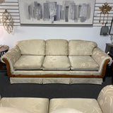 Fabric and wood Sofa