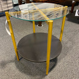 Glass and Metal Table (Accent)