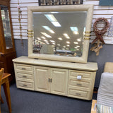 Wood Dresser (With Mirror)