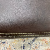 Leather Ottoman
