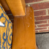 Fabric and wood Chair