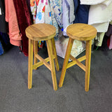 Wood Stool (Bar - No Back)