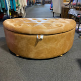 Leather Ottoman