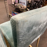 Velvet Stool (Bar - With Back)