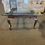 Wood and glass Table ( Coffee)