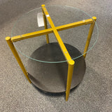 Glass and Metal Table (Accent)