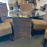 Rattan Table ( W/ Chairs)