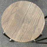 wood & metal Stool (Bar - No Back)