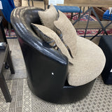 Leather & Fabric Chair