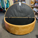 Leather Ottoman