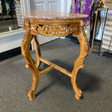 Wood and Marble Table (Accent)