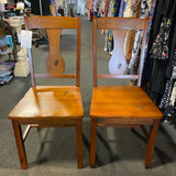 Wood Chair (Dining - Pair)