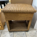 Wicker Nightstand