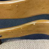 wood & metal Table ( W/ Chairs)