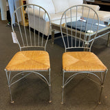 Metal and wicker Chair (Dining - Pair)