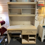 Wood Desk (With Hutch)