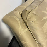 Fabric and wood Chair