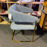 fabric and metal Chair (Accent - single)