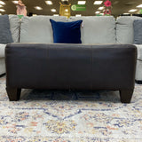 Leather Ottoman