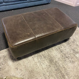 Leather Ottoman
