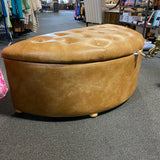 Leather Ottoman