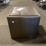 Leather Ottoman