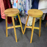 Wood Stool (Bar - No Back)