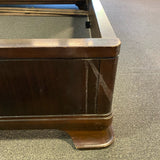 Wood and leather Bed (Queen)