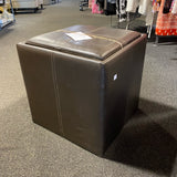 Leather Ottoman
