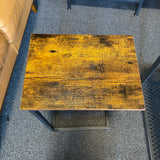 Wood and Metal Table ( End)