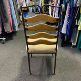 wood & metal Table ( W/ Chairs)