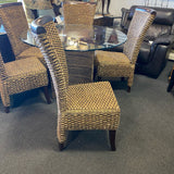 Rattan Table ( W/ Chairs)