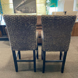 Rattan Stool (Bar - With Back)