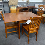 Wood Table ( W/ Chairs)