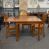 Wood Table ( W/ Chairs)