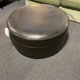 Faux leather Ottoman
