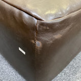 Pleather Ottoman