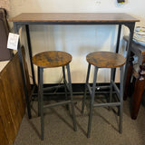 Metal Table ( W/ Chairs)