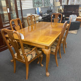 Wood Table ( W/ Chairs)