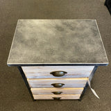 wood & metal Chest of Drawers