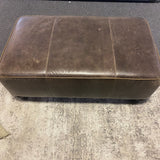 Leather Ottoman