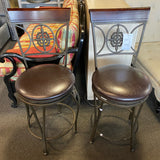Metal Stool (Bar - With Back)
